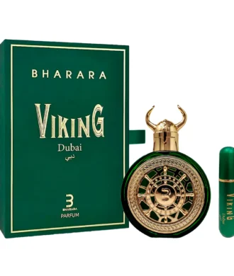 Perfume árabe para hombre Bharara Vikingo Rio Rojo Estuche