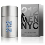 perfume clasico para hombre Carolina Herrera 212 NYC en ecuador