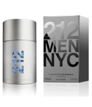 perfume clasico para hombre Carolina Herrera 212 NYC en ecuador