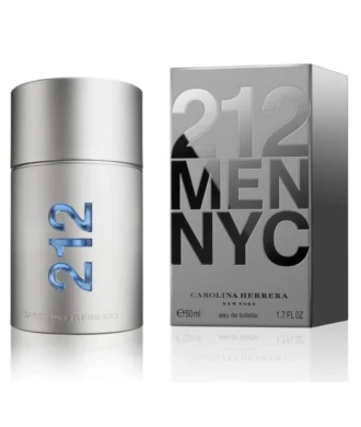 perfume clasico para hombre Carolina Herrera 212 NYC en ecuador